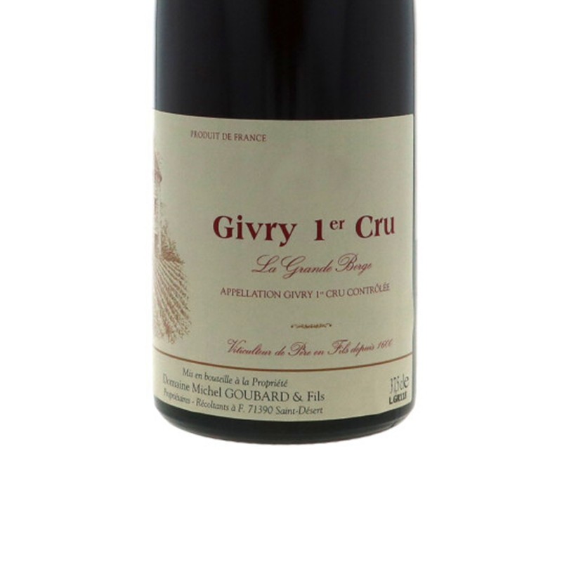 Michel Goubard et Fils, Givry La Grande Berge 1er Cru 2025 - 37,5 cl